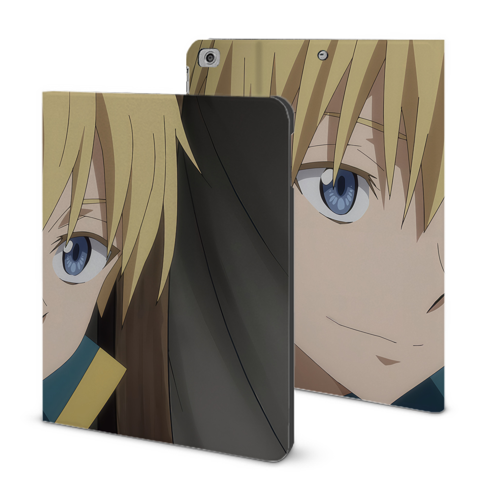 （画像用） 転スラ Regarding Reincarnated to Slime IPad ケース ブック型 PUレザー TPU 耐衝撃 軽量 薄型 ペン収納なし 全面保護 IPad 各モデル対応